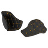 Hogworks Hogworkz® Compartment Liners for Harley® Road Glide '15-'25 | Black w/ Gold Stitching