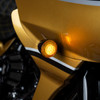 Hogworks Hogworkz® Goldtooth Led Front Turn Signals for Harley-davidson® | 1157 Base, Bullet Lens