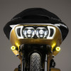 Hogworks Hogworkz® Goldtooth Led Front Turn Signals for Harley-davidson® | 1157 Base, Bullet Lens