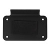 Hogworks Hogworkz® Horizontal Saddlebag License Plate Mount | Black
