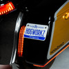 Hogworks Hogworkz® Horizontal Saddlebag License Plate Mount | Black