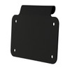 Hogworks Hogworkz® Horizontal Saddlebag License Plate Mount | Black