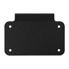 Hogworks Hogworkz® Horizontal Saddlebag License Plate Mount | Black