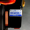 Hogworks Hogworkz® Horizontal Saddlebag License Plate Mount | Black