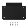 Hogworks Hogworkz® Horizontal Saddlebag License Plate Mount | Black