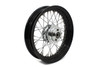 V-Twin #64442B - 16 inch x 3.00 inch Front Spoke Wheel
