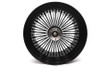 Ultima #37-545 - 18 inch x 10.5 inch King Spoke Rear Wheel Black