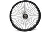 Ultima #37-566 - 30 inch x 4.0 inch King Spoke Front Wheel Black