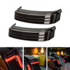 Hogworks Hogworkz® Trilogy Led Saddlebag Lights for Harley® Touring '14-'25 | Black (smoked Lens)