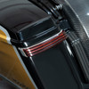 Hogworks Hogworkz® Trilogy Led Saddlebag Lights for Harley® Touring '14-'25 | Chrome (red Lens)