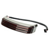 Hogworks Hogworkz® Trilogy Led Saddlebag Lights for Harley® Touring '14-'25 | Chrome (red Lens)