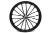 Ultima #37-660 - 26 inch x 3.5 inch Manhattan Front Wheel Black Cut