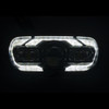 Hogworks Black Led Headlight for '18-'25 Harley® Fat Bob