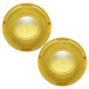 Hogworks Hogworkz® Gold Refractor Turn Signal Bullet Style Lens Covers for Harley-davidson®