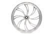Ultima #37-806 - 23 inch x 3.5 inch Vortex Front Wheel Polished Aluminum
