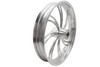 Ultima #37-806 - 23 inch x 3.5 inch Vortex Front Wheel Polished Aluminum