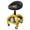 Hogworks Hogworkz® Logo Adjustable Rolling Shop Stool with Casters