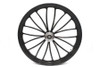 Ultima #37-661 - 26 inch x 3.5 inch Manhattan Front Wheel Black Cut