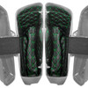 Hogworks Hogworkz® Aftermarket Stretched Saddlebag Liners '14-'25 | Black w/ Green Stitching