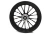 Ultima #37-670 - 16 inch x 3.5 inch Manhattan Front Wheel Black Cut