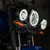 Hogworks 7" Led Chrome Halomaker® Headlight for Harley® Softail '18-'25