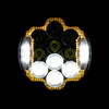 Hogworks 7" Led Silvertooth Performance Headlight for Harley® Touring