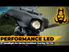 Hogworks 7" Led Goldtooth Performance Headlight for Harley® Touring