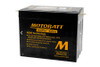 Motobatt #MBHD12H - 12 Volt AGM H-12 Sealed Battery Black
