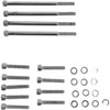 Drag Specialties - Bolt Kit - Primary Cover - Knurled - Black/Chrome - '07-'17 Softail/Dyna