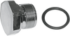 Upper Fork Tube Cap - Chrome - Flat Top Design - 71-72 FX | 52-72 XL