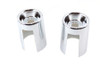 AEE #04012 - Upper Shock Stud Covers Chrome Tall Style