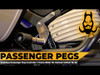 Hogworks Stainless Passenger Peg Crash Bar / Frame Slider for Harley® Softail '18-'25