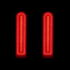 Hogworks Hogworkz® Fuze Led Saddlebag Filler Inserts for Harley® Touring '14-'25 | Smoked Lens