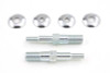 V-Twin - Rear Shock Stud Upper Zinc