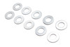 V-Twin #7055 *QTY 10'S* - Chrome Shock Stud Washers 1/2 inch Hole