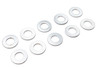 V-Twin #7055 *QTY 10'S* - Chrome Shock Stud Washers 1/2 inch Hole