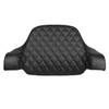Hogworks Hogworkz® Diamond Stitched Chopped Tour Pack Backrest Pad | Black Stitching