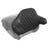 Hogworks Hogworkz® Diamond Stitched King Tour Pack Backrest Pad | Black Stitching