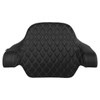 Hogworks Hogworkz® Diamond Stitched King Tour Pack Backrest Pad | Silver Stitching
