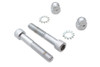 V-Twin - Spring Fork Shock Hardware Mount Kit Chrome
