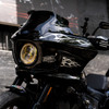 Hogworks Hogworkz® Flowz 6" Windshield for Harley® Low Rider ST '22-'25 | Dark Smoke