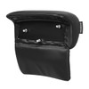 Hogworks Hogworkz® Diamond Stitched Slim Tour Pack Backrest Pad | Black Stitching