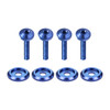 Hogworks Windshield Bolts for Harley® Road Glide '15-'25 | Blue