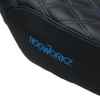 Hogworks Rise Up Seat for Harley® Touring '23.5-'25 (diamond / Blue Stitch)
