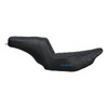 Hogworks Rise Up Seat for Harley® Touring '23.5-'25 (diamond / Blue Stitch)