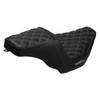 Hogworks Rise Up Seat for Harley® Touring '23.5-'25 (diamond / Silver Stitch)