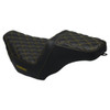 Hogworks Rise Up Seat for Harley® Touring '23.5-'25 (diamond / Gold Stitch)