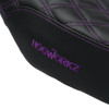 Hogworks Rise Up Seat for Harley® Touring '23.5-'25 (diamond / Purple Stitch)