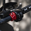 Hogworks Billet Brake & Clutch Perch Clamps for Harley® Softail / Dyna / Sportster | Red