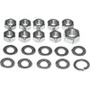 Colony #8112-20 - Nuts with Washers Kit - Transmission Side Cover/Clutch Arm - Chrome